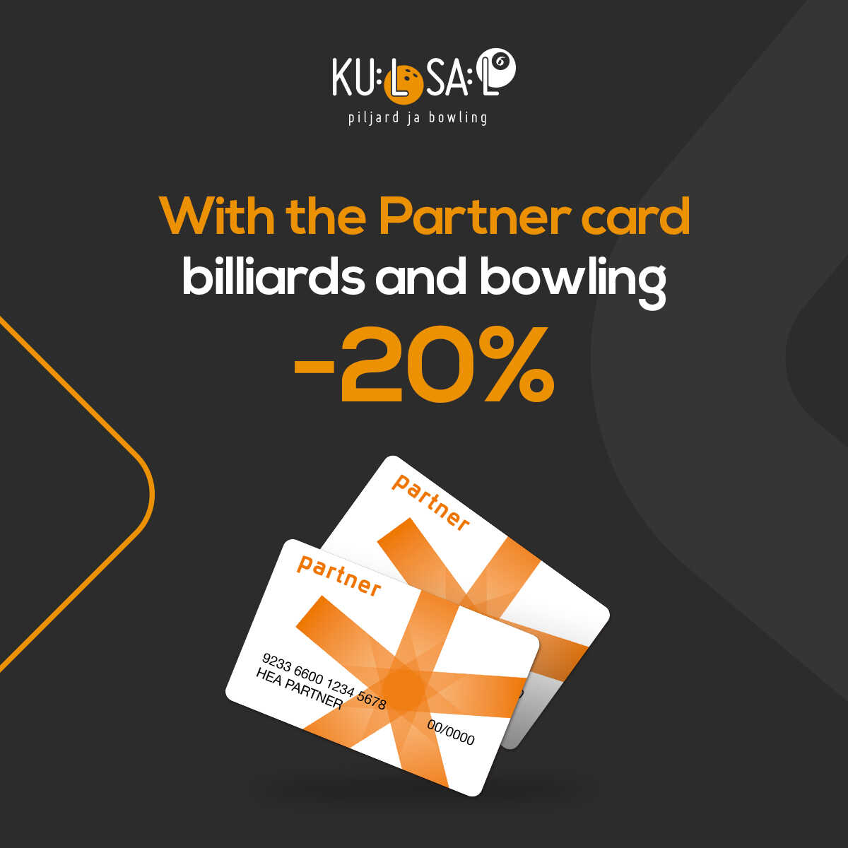 Get 20% Off with Your Partnerkaart in September!