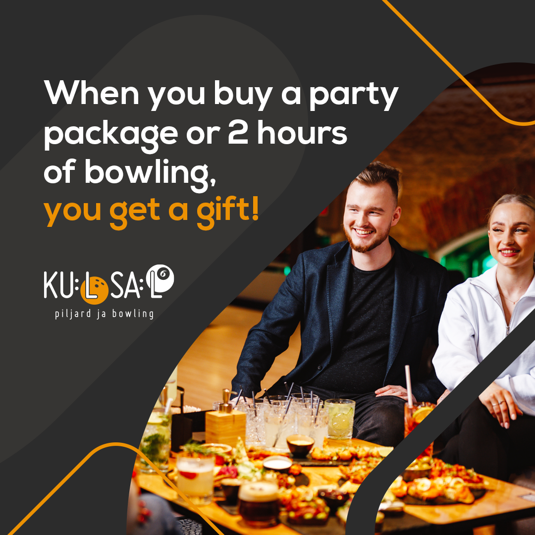 When you buy a party package or 2 hours of bowling, you get a gift!