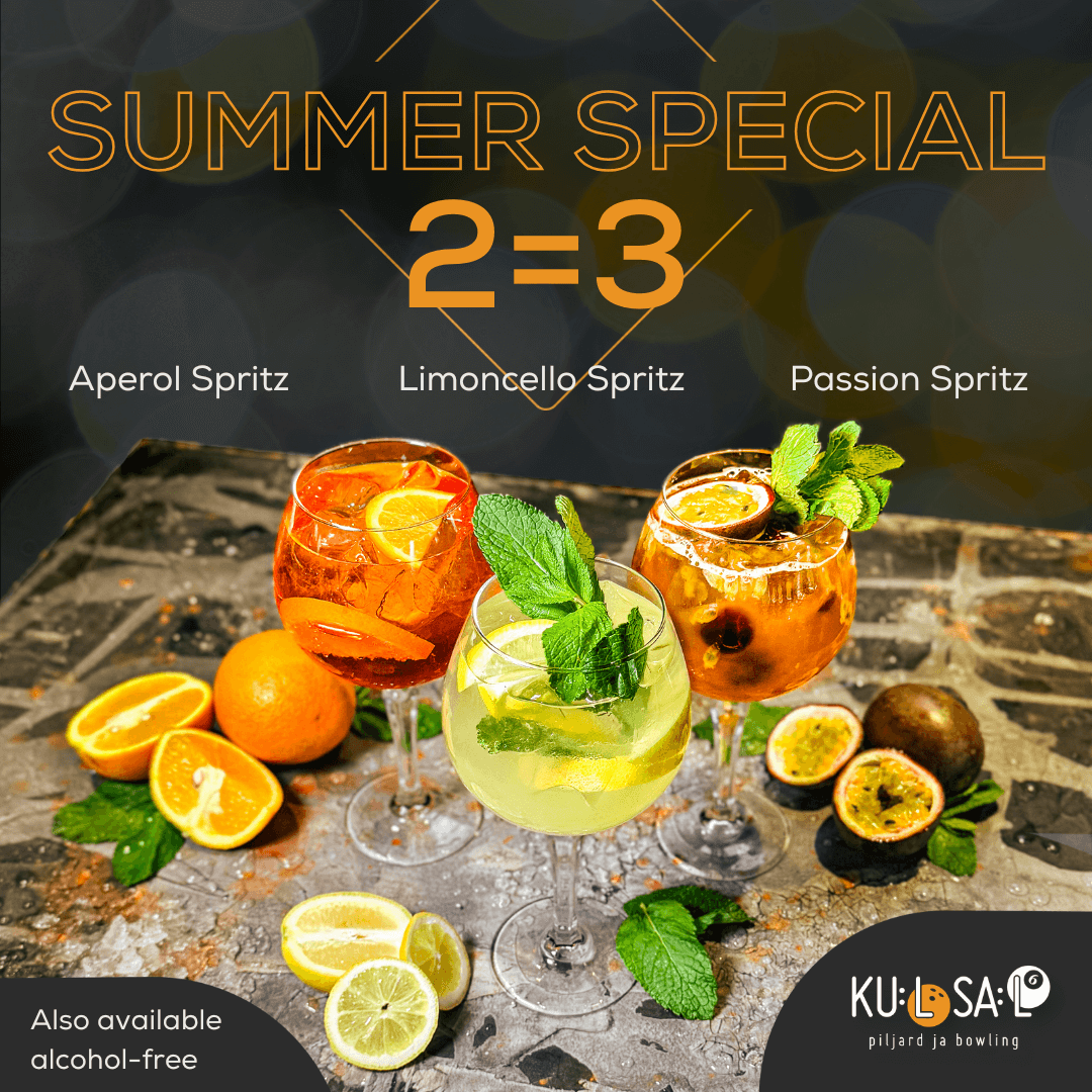 Summer in a glass – Spritzes 2=3