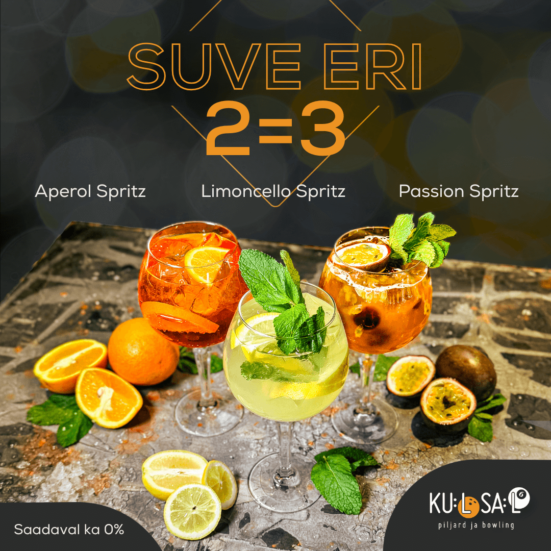 Suvi klaasis – Spritzid 2=3